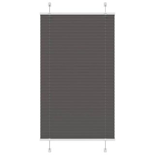 plisseeritud ruloo must 80x100 cm kanga laius 79,4 cm polüester