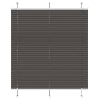 штора плиссе черная 115x100 см ширина ткани 114,4 см