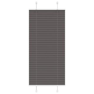 плиссированная штора черная 65x150 см ширина ткани 64,4 см полиэстер