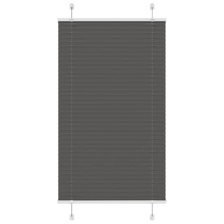 плиссированная штора черная 80x150 см ширина ткани 79,4 см полиэстер