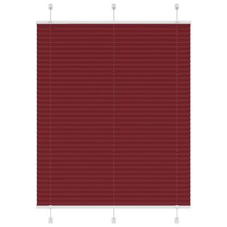 plisseeritud ruloo Bordeaux punane 105x150 cm Kanga laius
