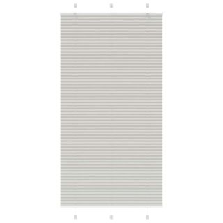 plisseeritud ruloo helehall 105x200 cm kanga laius 104,4 cm