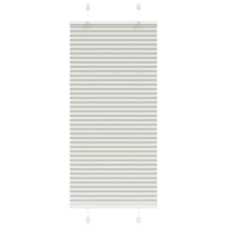 plisseeritud ruloo helehall 60x100 cm kanga laius 59,4 cm