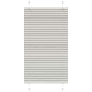 plisseeritud ruloo helehall 70x100 cm kanga laius 69,4 cm