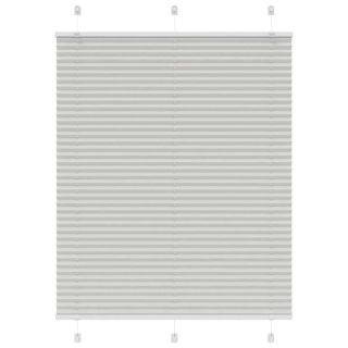 штора плиссе светло-серая 110x100 см ширина ткани 109,4 см