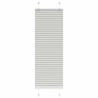 plisseeritud ruloo helehall 40x150 cm kanga laius 39,4 cm