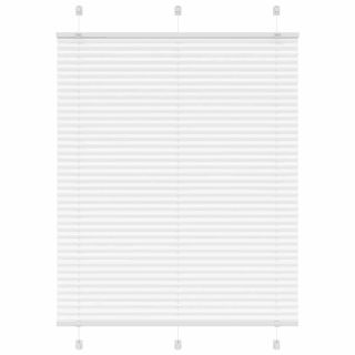 plisseeritud ruloo valge 105x100 cm kanga laius 104,4 cm