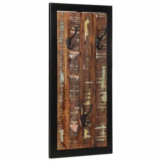 mitmevärviline riidenagi 40x2x80 cm taaskasutatud täispuit