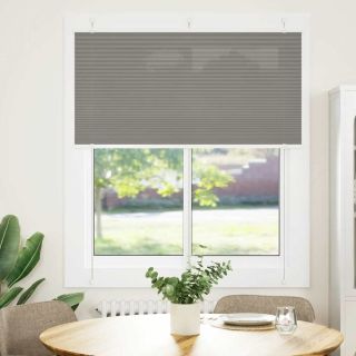 плиссированная штора антрацит 115x100 см ширина ткани 114,4 см