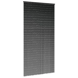 putukaukse kardin, tumehall, 100x220 cm, bambus