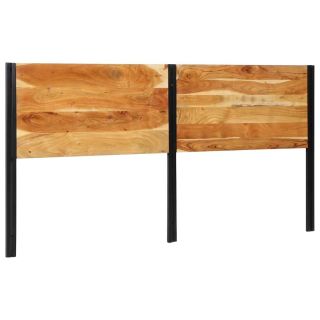 voodipeats, 200 cm, täispuidust akaatsia ja raud