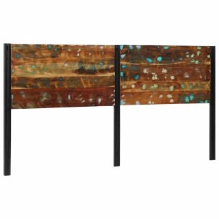 voodipeats, 200 cm, taaskasutatud täispuidust ja rauast