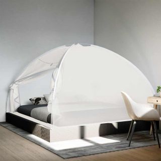 москитная сетка Монголия с дверцами 220 ячеек белая 200x200x135 см