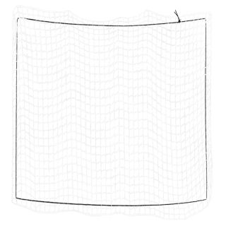 haagisevõrk elastse nööriga, valge, 3 x 3 m, PP