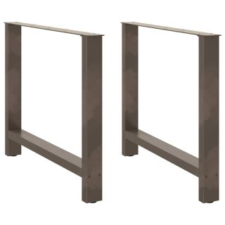 söögilaua jalad, naturaalne teras, 2 tk, 100 x (72–73) cm, teras