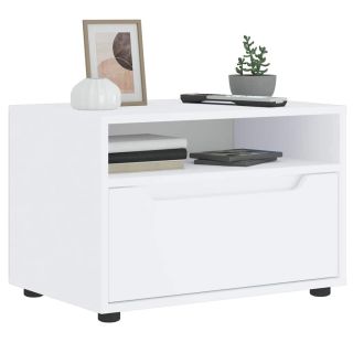 TV Kapp VISNES Valge 60x40x38 cm tehispuit