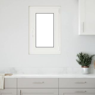 keldriaken RISOR 50 x 75 cm, kallutatav ja pöördavatav, DIN, parempoolne, valge
