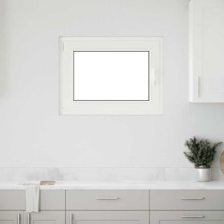 keldriaken RISOR 80x60 cm kallutatav ja pöördavatav, DIN, vasak, antratsiit