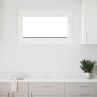 keldriaken RISOR 100 x 70 cm, kallutatav ja pöördavatav, DIN, vasakpoolne, valge