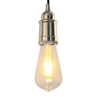 Lambihoidjad 2 tk Satin Nickel E27