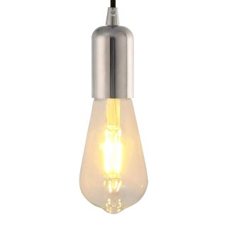 Lambihoidjad 2 tk Satin Nickel E27