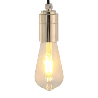 Lambihoidjad 2 tk Satin Nickel E27