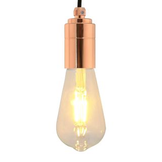 Lambihoidjad 2 tk Rose Gold E27