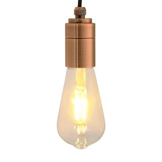 Lambihoidjad 2 tk Red Bronze E27