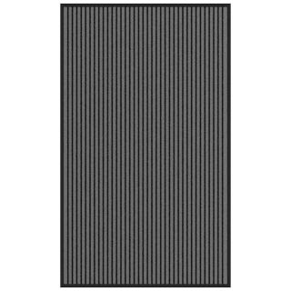 Коврик для двери Stripe Black and Grey 90x150 см