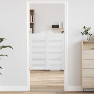 Распашные двери с релейным дизайном 1 пара белые 90x80 см