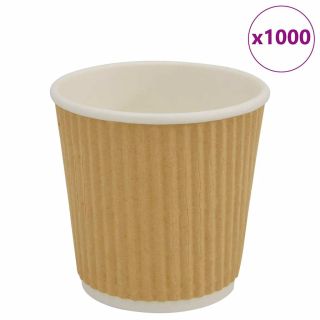 Paberist kohvitassid 1000 tk 4oz 100ml Pruun