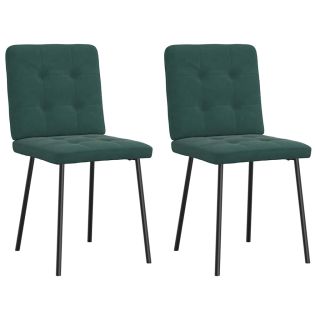 söögitoolid 2 tk, tumeroheline, samet