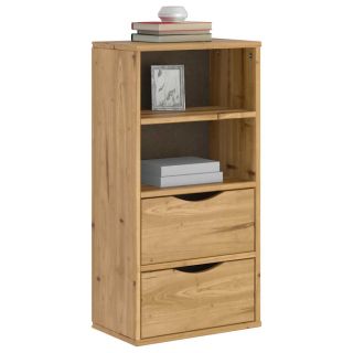 sahtlitega külgkapp ODDA 40x24x79 cm täispuidust mänd