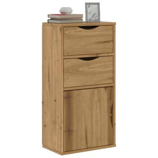 sahtlitega külgkapp ODDA 40x24x79 cm täispuidust mänd