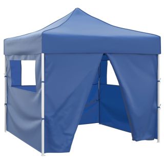 sinine kokkupandav telk, 3 x 3 cm nelja seinaga