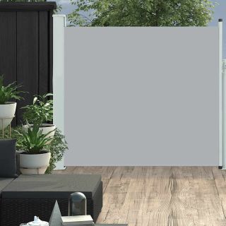 lahtitõmmatav terrassi külgsein, 170 x 300 cm, hall