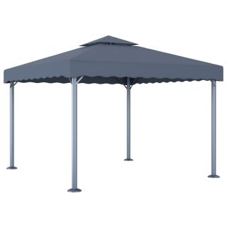 varikatus 300 x 300 cm, antratsiithall, alumiinium