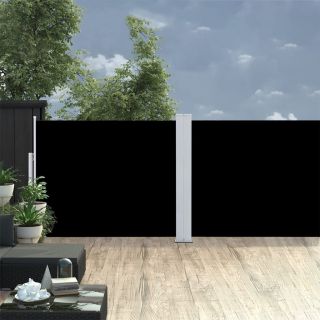 lahtitõmmatav külgsein, must, 140 x 1000 cm