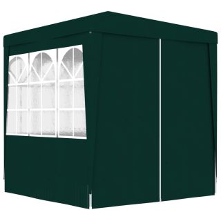 professionaalne peotelk külgseintega, 2x2 m, roheline 90 g/m²