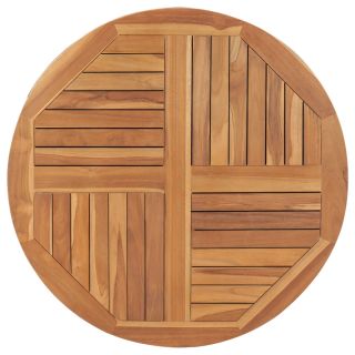 столешница, тик, круглая, 2,5 см, 90 см