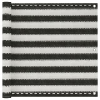 Балконная сетка HDPE, 90 x 600 см, антрацитовый и белый