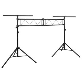 valgustuse statiiv, must, 338x115x(180-300) cm, teras