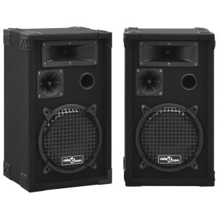профессиональные HiFi сценические колонки 2 шт. 800 Вт, черные