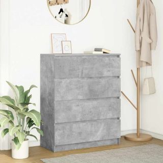 puhvetkapp, betoonhall, 80x35x99 cm, tehispuit