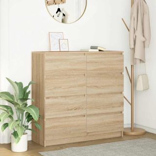 puhvetkapp, Sonoma tamm, 100x35x99 cm, tehispuit