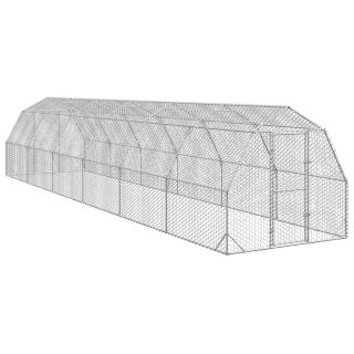 Kana jooks 2,5x12x2,25 m tsingitud teras
