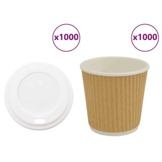 kaanega paberist kohvitassid 1000 tk 4 untsi 100 ml