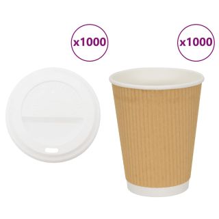 kaanega paberist kohvitassid 1000 tk 16 untsi 400 ml