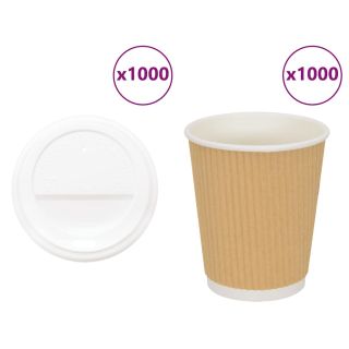 kaanega paberist kohvitassid 1000 tk 8 untsi 200 ml