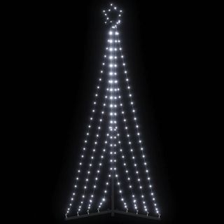 LED jõulupuu 339 LED külm, valge 182 cm